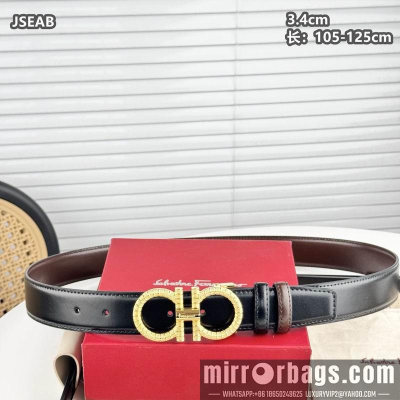 Replica Ferragamo belt 34mmX105-125cm 8L11