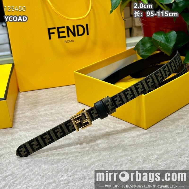 Replica Fendi belt 20mmX95-115cm 8L13