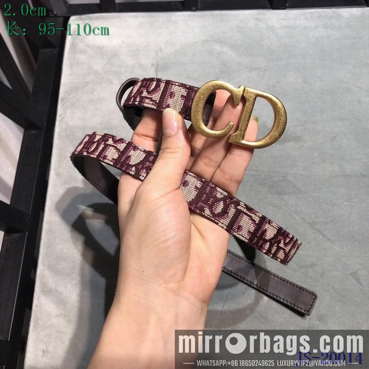 Replica Dior Belt 20mmX95-110cm 8L09