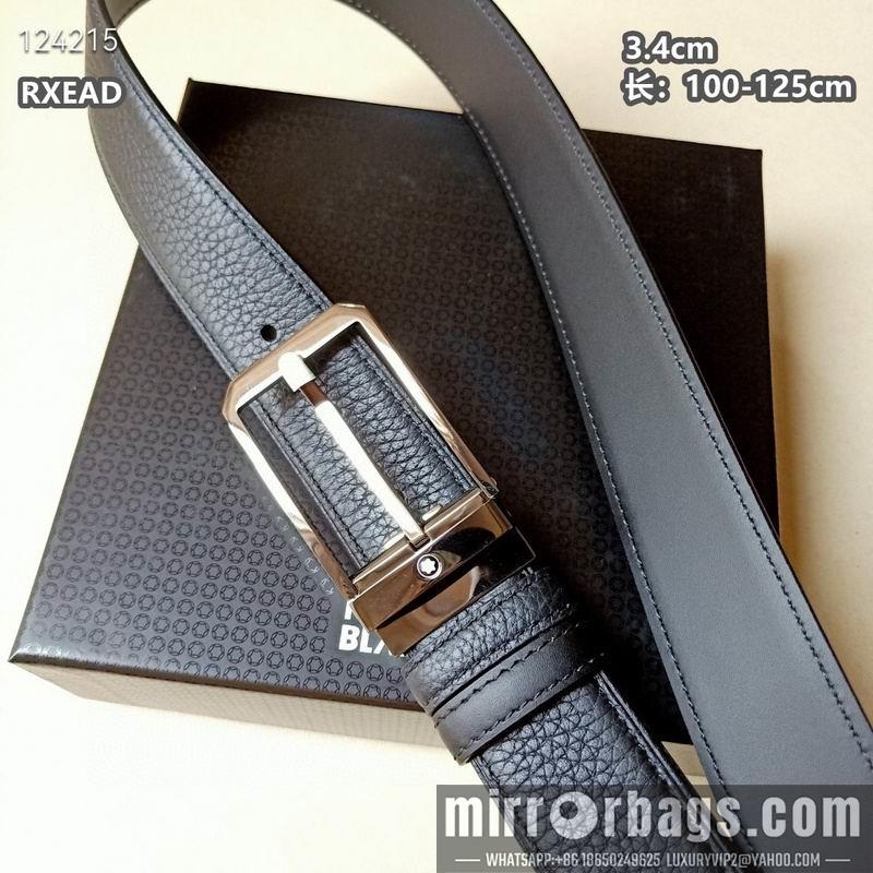 Replica Montblanc belt 34mmX100-125cm 8L05