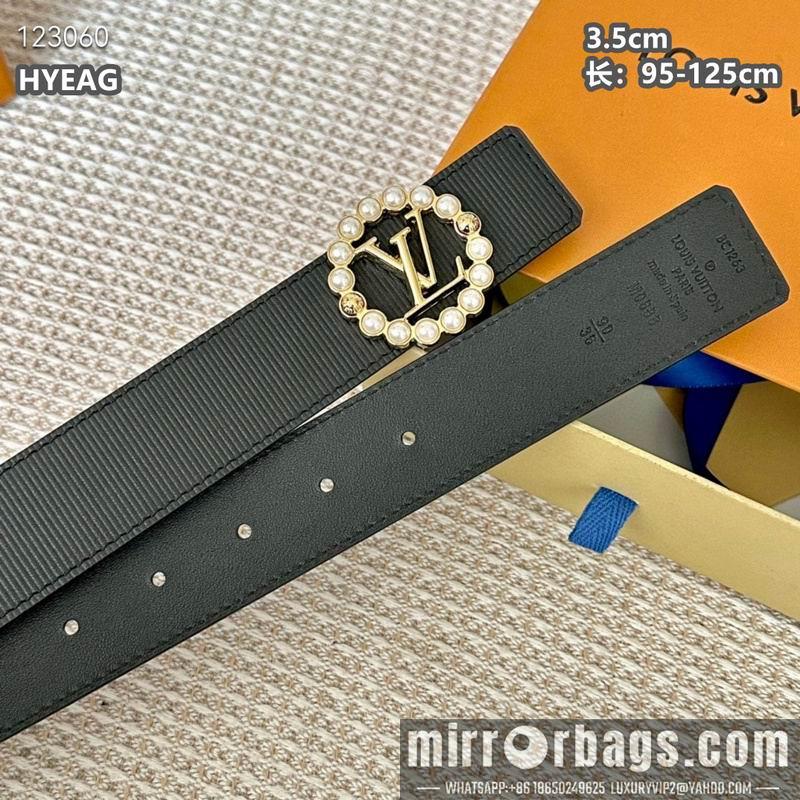 Replica LV belt 35mmX95-125cm 8L01