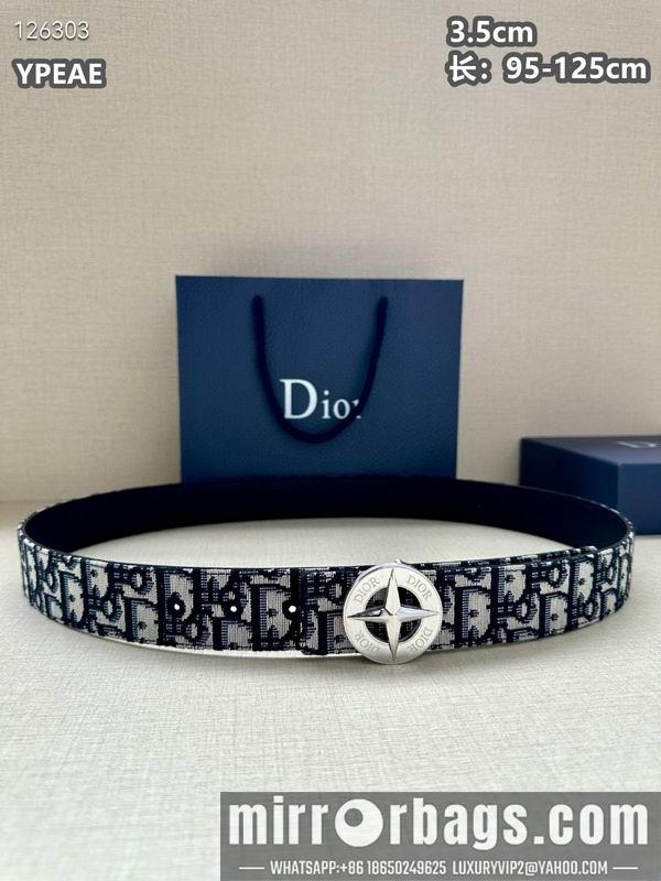 Replica Dior belt 35mmX95-125cm 8L17