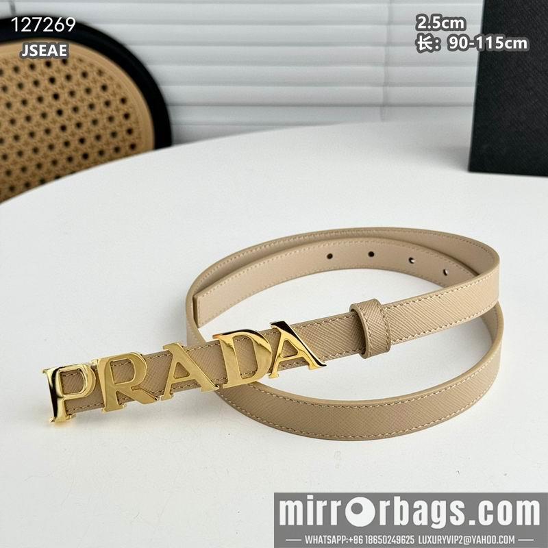 Replica Prada belt 25mmX90-115cm 8L04