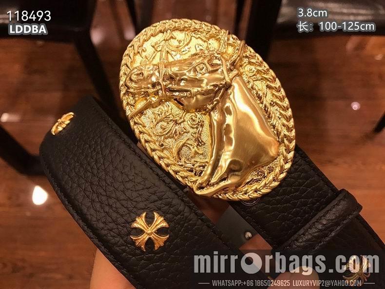 Replica Chrome Hearts belt 38mmX100-125cm 8L14