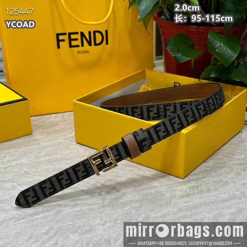 Replica Fendi belt 20mmX95-115cm 8L13