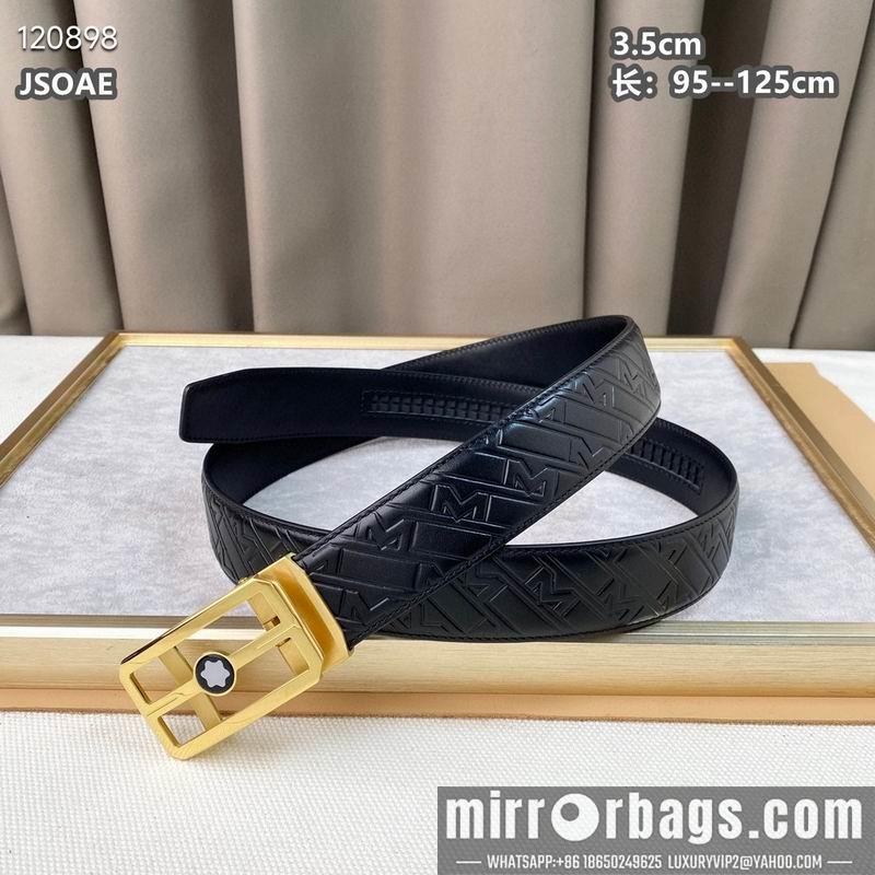 Replica Montblanc belt 自动带 35mmX95-125cm 8L072004