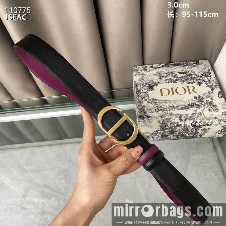 Replica Dior Belt 30mmX95-115cm 8L08