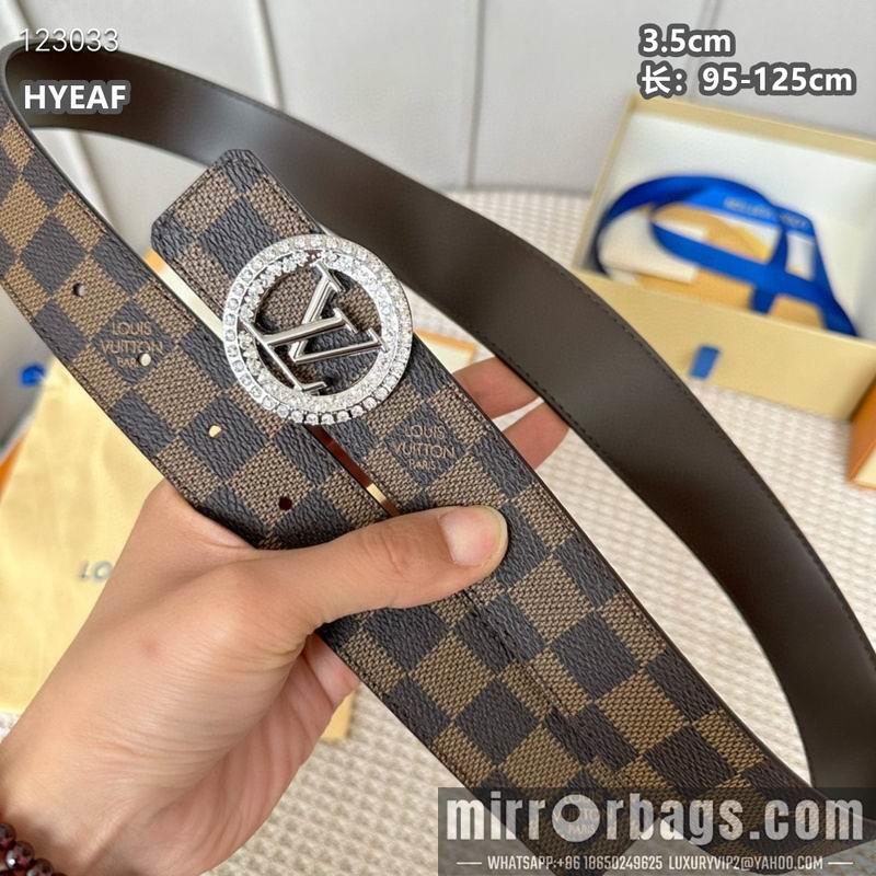 Replica LV belt 35mmX95-125cm 8L02