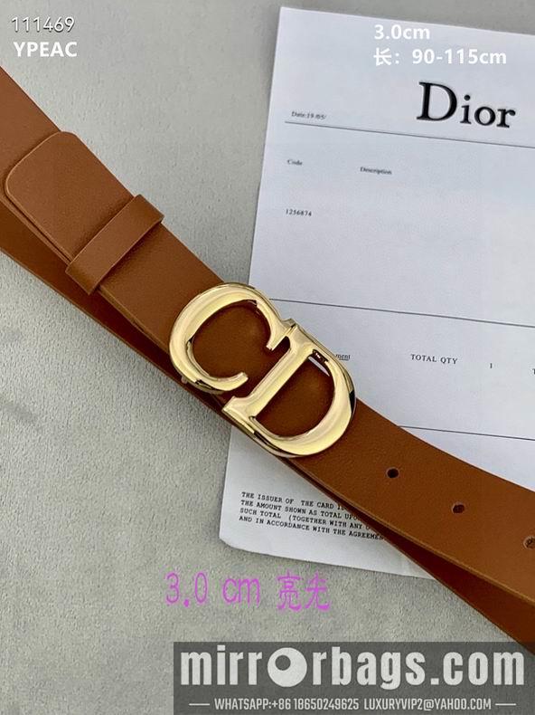 Replica Dior Belt 30mmX90-115cm 8L07