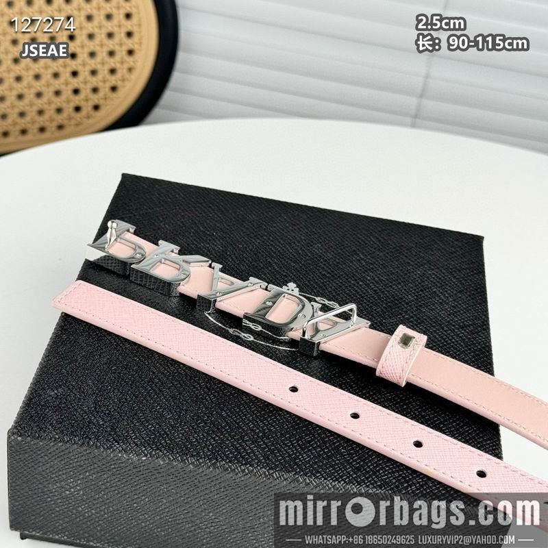 Replica Prada belt 25mmX90-115cm 8L04