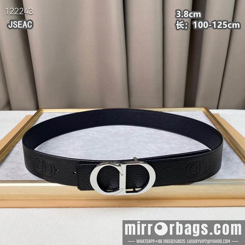 Replica Dior belt 38mmX100-125cm 8L07