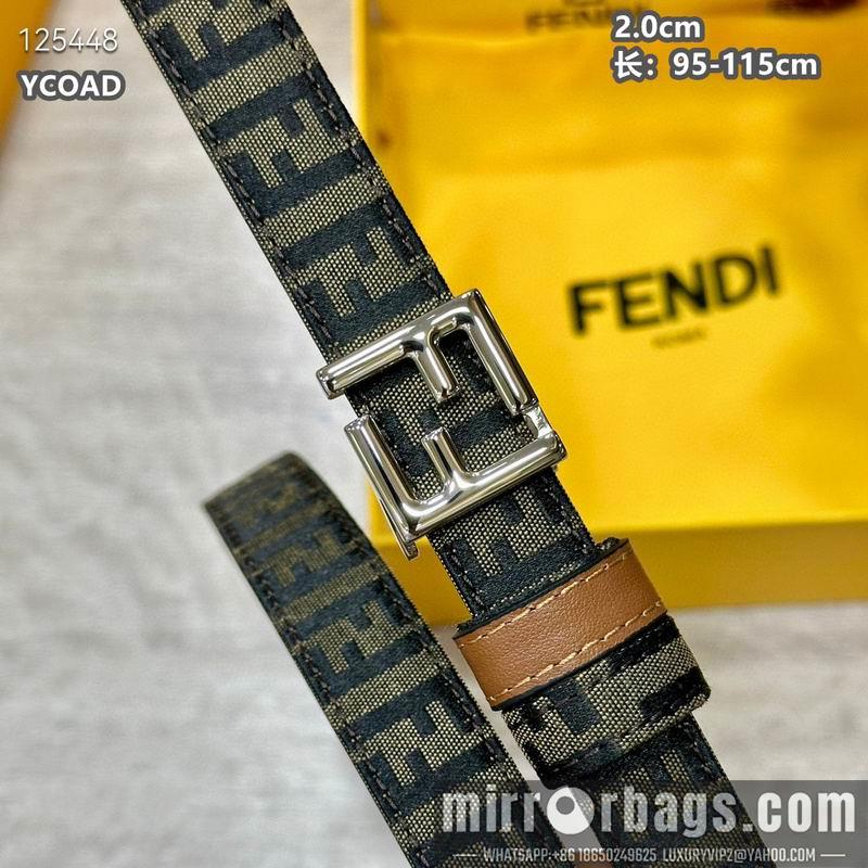 Replica Fendi belt 20mmX95-115cm 8L13