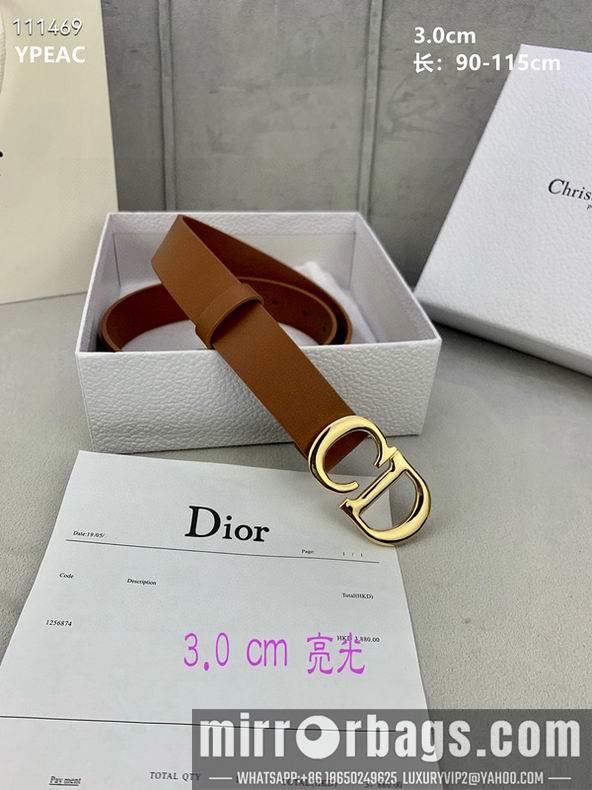 Replica Dior Belt 30mmX90-115cm 8L07