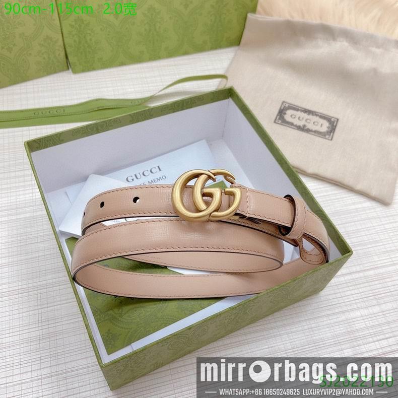 Replica Gucci Belt 20mmX90-115cm 7D06