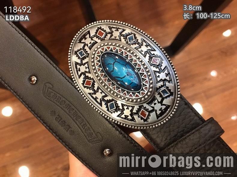Replica Chrome Hearts belt 38mmX100-125cm 8L13