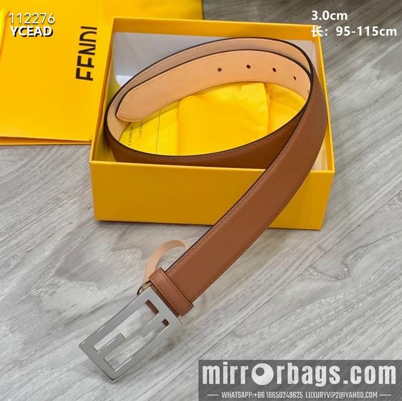 Replica Fendi Belt 30mmX95-115cm 8L06