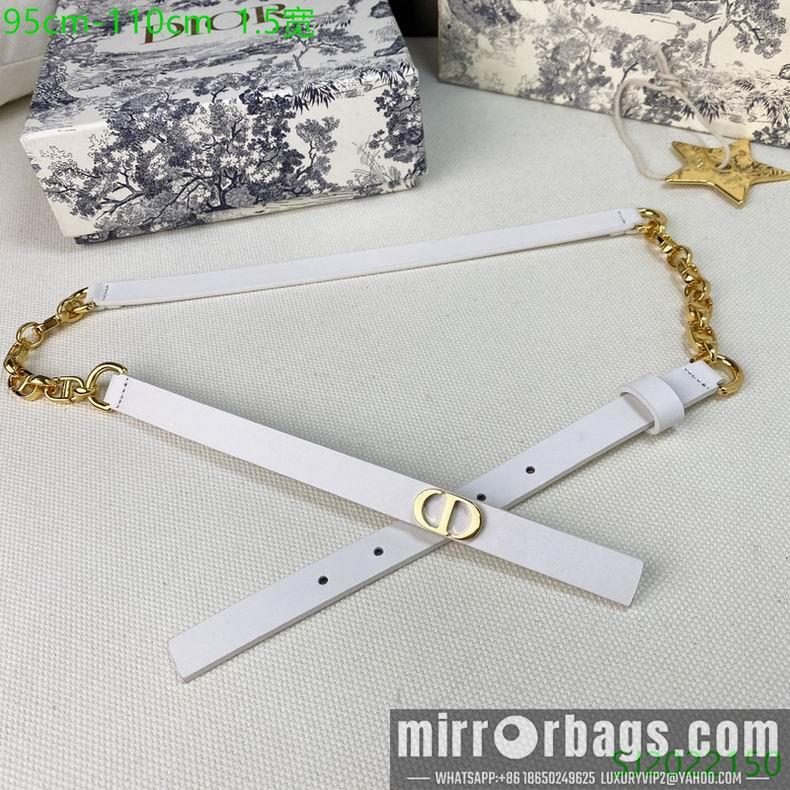 Replica Dior belt 15mmX95-110cm 7D02
