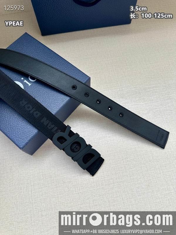 Replica Dior belt 35mmX100-125cm 8L29