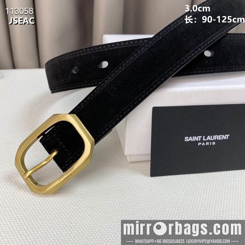 Replica YSL belt 30mmX90-125cm 8L03