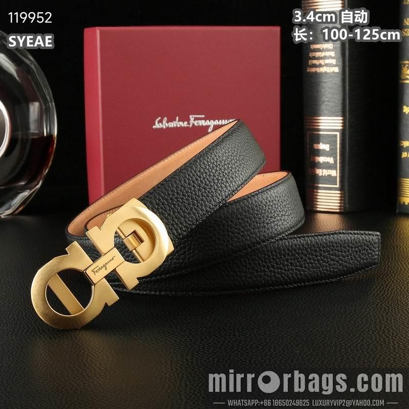 Replica Ferragamo belt 34mmX100-125cm 8L06