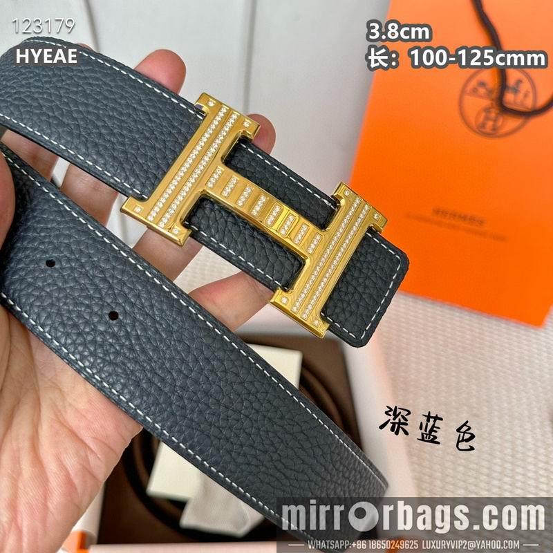 Replica Hermes belt 38mmX100-125cm 8L17