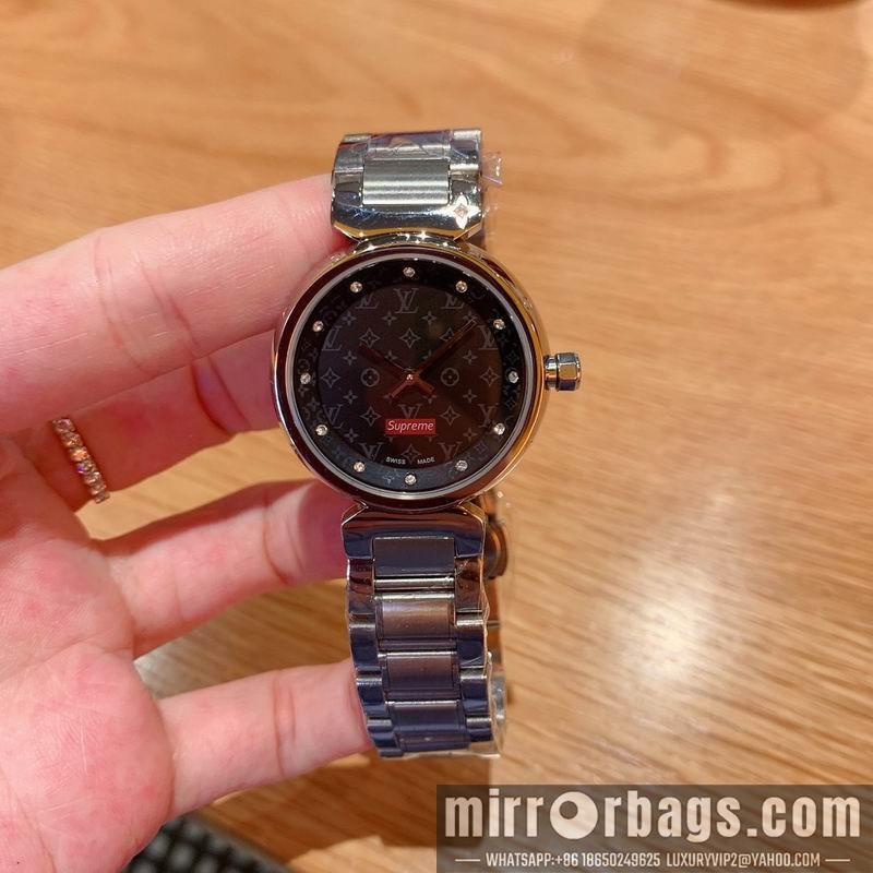 Replica LV X Supreme watch 081658