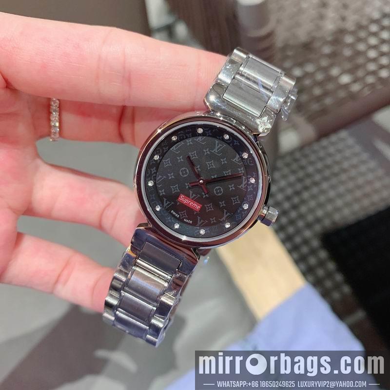 Replica LV X Supreme watch 081658