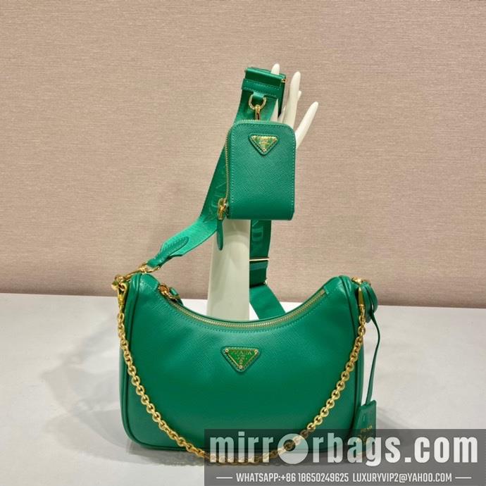 Replica Prada Bags 1BH204 Nylon Hobo 23x17x6.5cm Ap