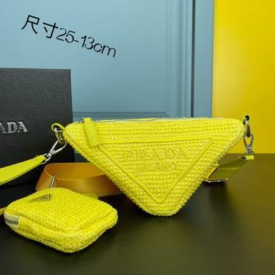Replica Prada Bags Raffia 22517 25X13cm YW