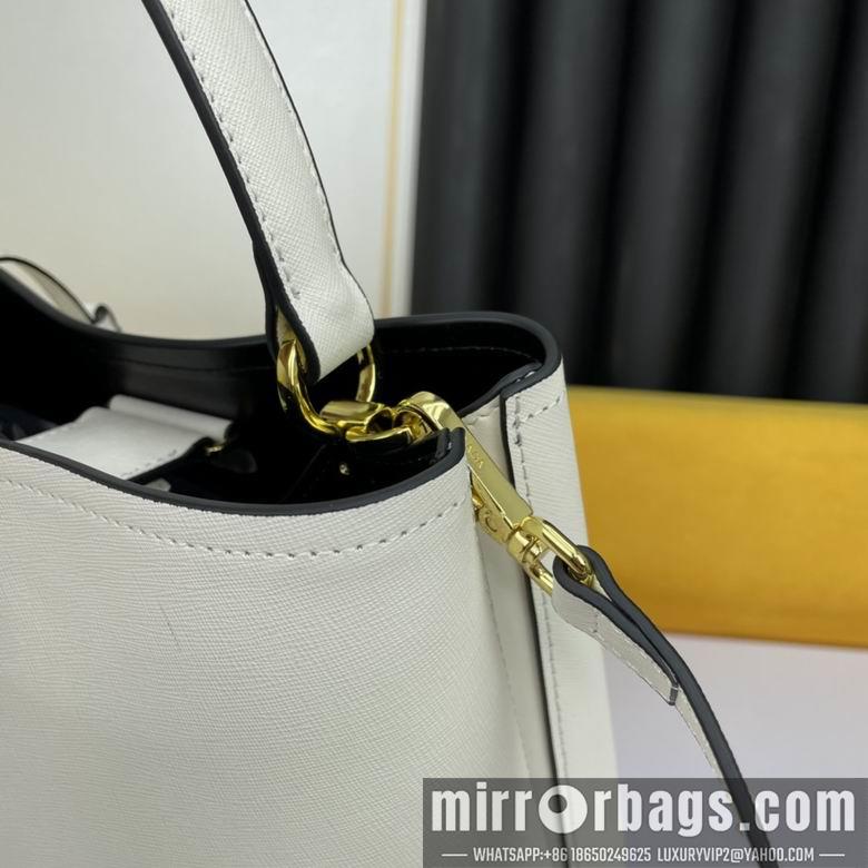 Replica Prada Bags WW1BA213白 23X13X22