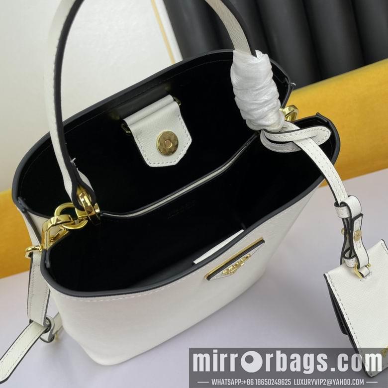 Replica Prada Bags WW1BA213白 23X13X22