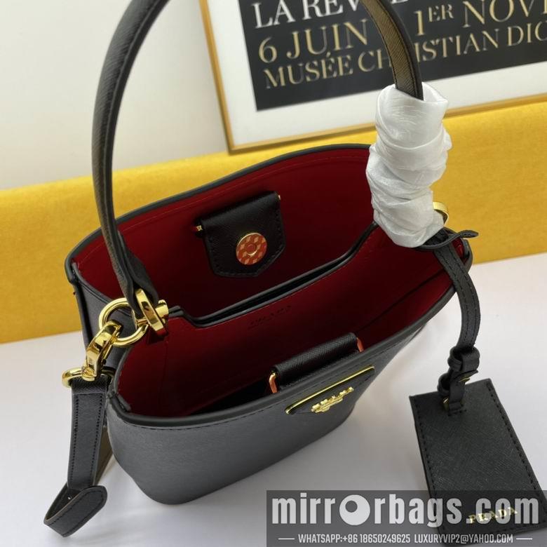 Replica Prada Bags WW1BA219黑 21X11X18
