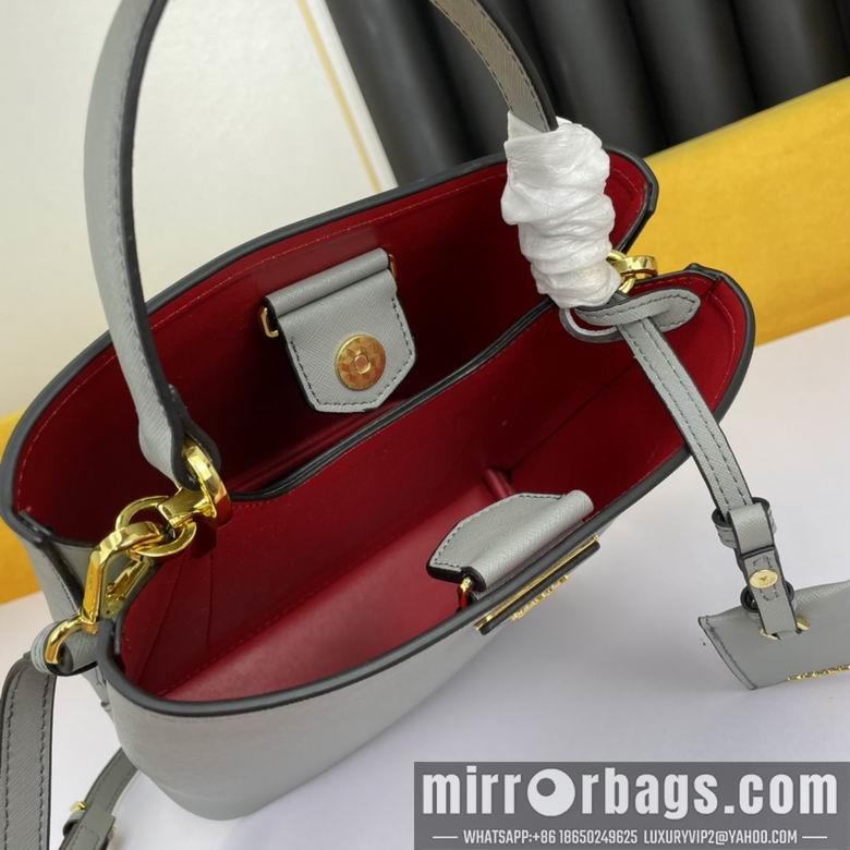 Replica Prada Bags WW1BA213浅灰 23X13X22