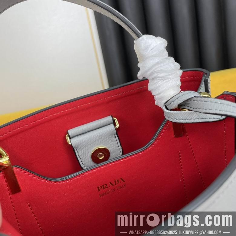 Replica Prada Bags WW1BA213浅灰 23X13X22