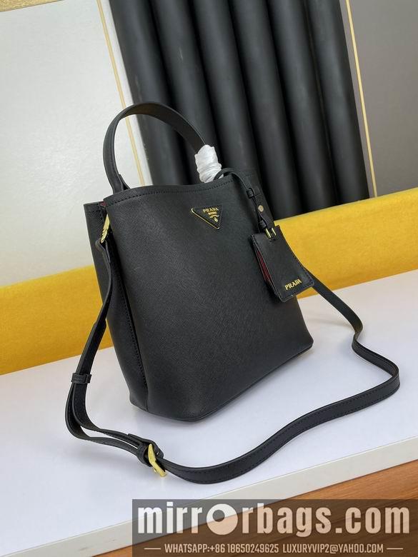 Replica Prada Bags WW1BA213黑 23X13X22
