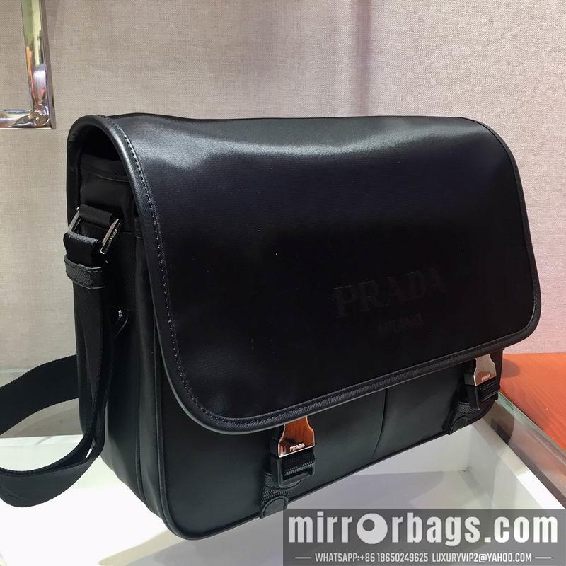 Replica Prada Bags Re-Nylon Saffiano VA0768 32x24x12cm ap 22
