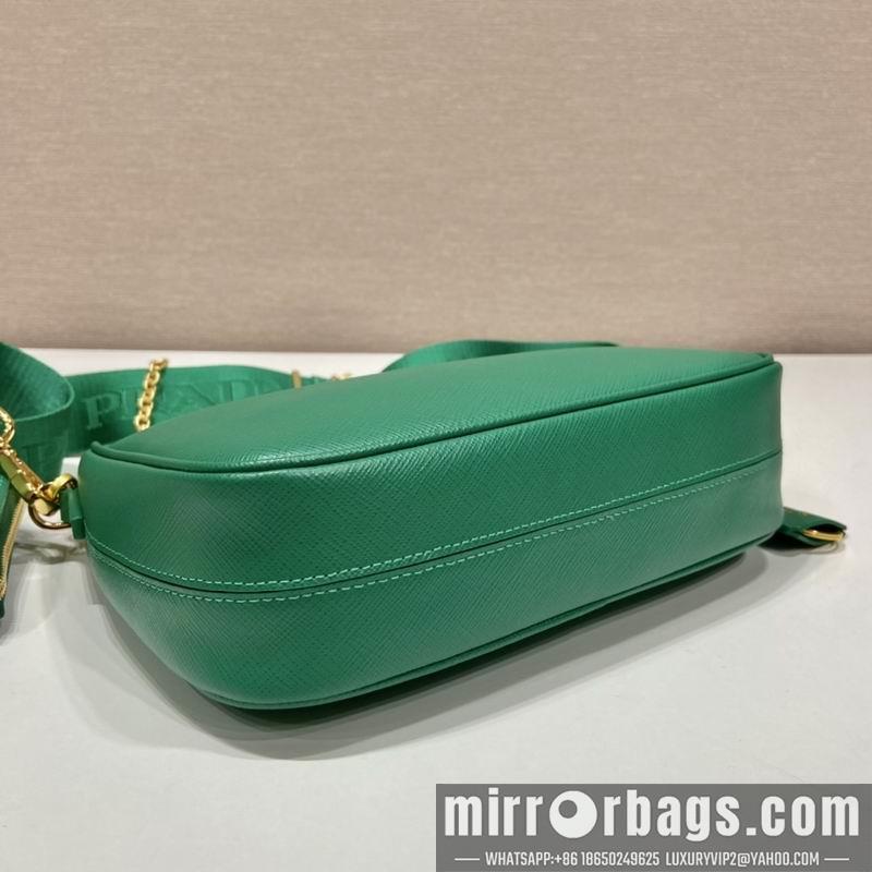 Replica Prada Bags 1BH204 Nylon Hobo 23x17x6.5cm Ap