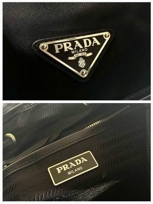 Replica Prada Bags Re-Nylon Saffiano 1BZ677A 24X28X12cm ap 34