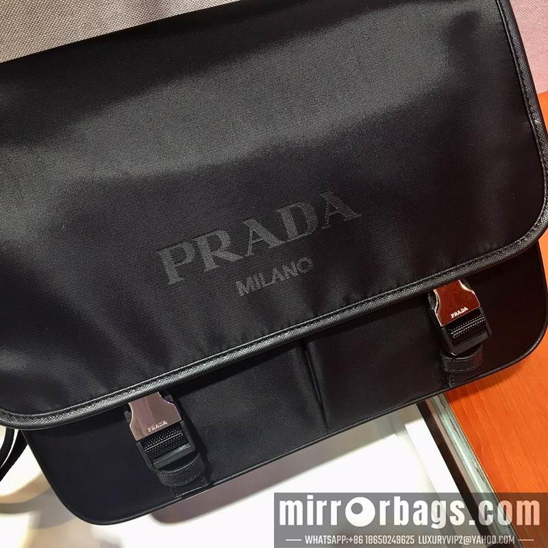 Replica Prada Bags Re-Nylon Saffiano VA0768 32x24x12cm ap 22