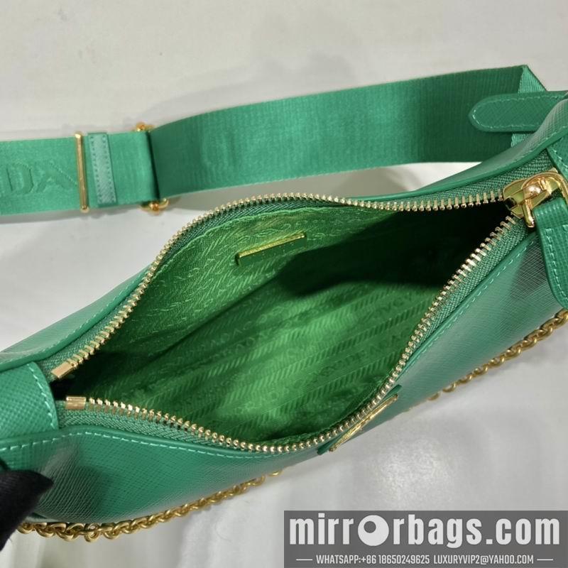 Replica Prada Bags 1BH204 Nylon Hobo 23x17x6.5cm Ap