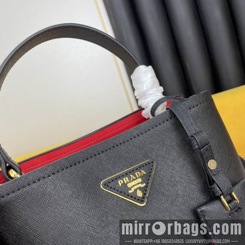 Replica Prada Bags WW1BA213黑 23X13X22
