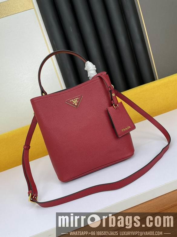 Replica Prada Bags WW1BA213红 23X13X22
