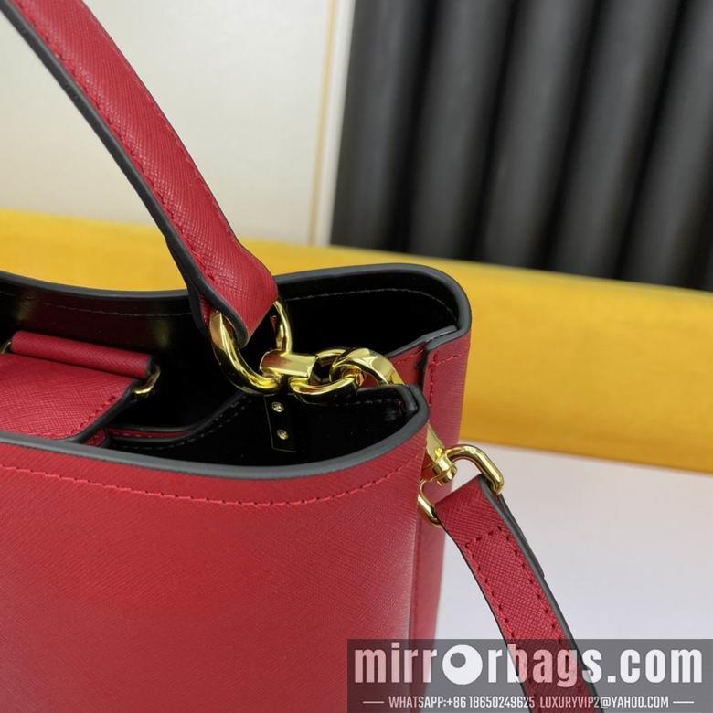 Replica Prada Bags WW1BA213红 23X13X22
