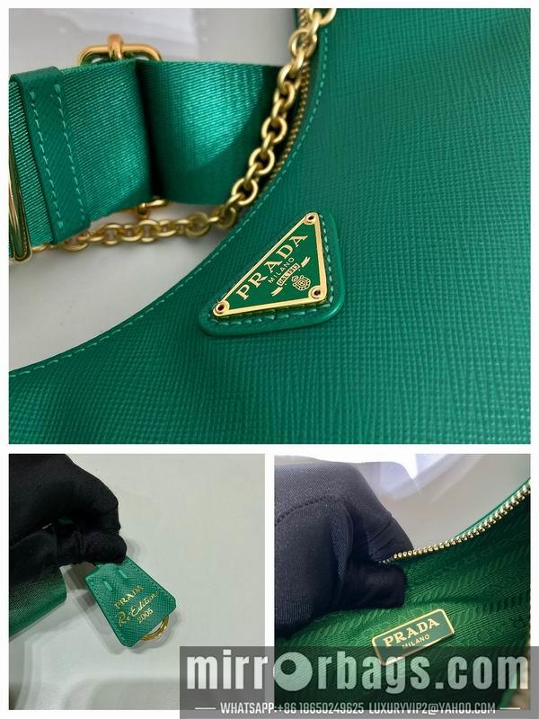 Replica Prada Bags 1BH204 Nylon Hobo 23x17x6.5cm Ap
