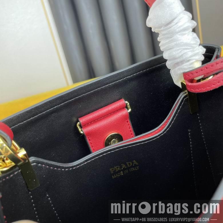 Replica Prada Bags WW1BA213红 23X13X22