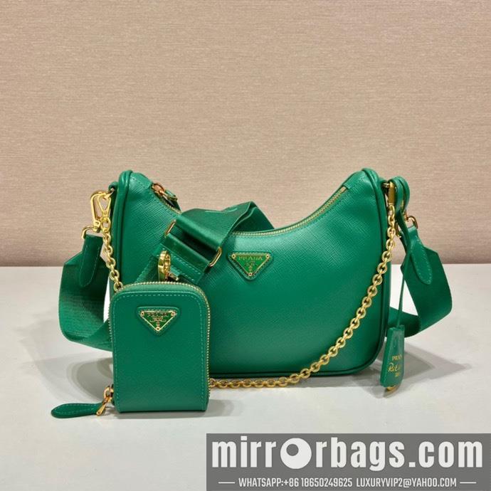 Replica Prada Bags 1BH204 Nylon Hobo 23x17x6.5cm Ap