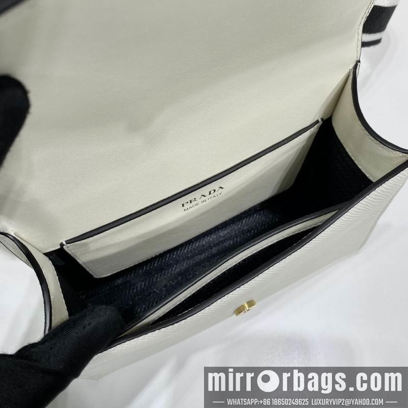 Replica Prada Bags Saffiano Monochrome 1BD317 21x14x6 ap 15