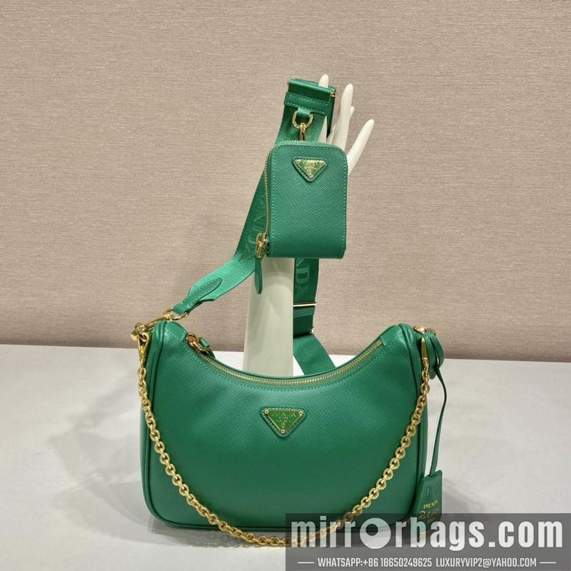 Replica Prada Bags 1BH204 Nylon Hobo 23x17x6.5cm Ap