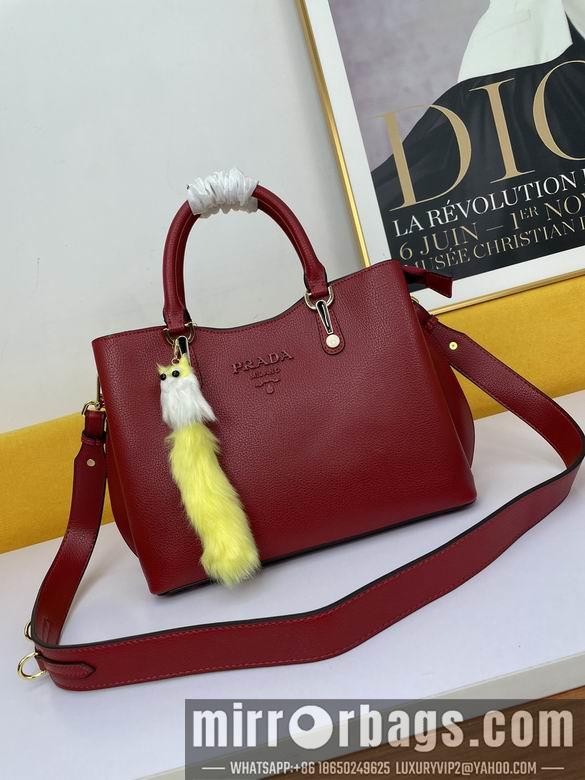 Replica Prada Bags WW5002红 30X22X13