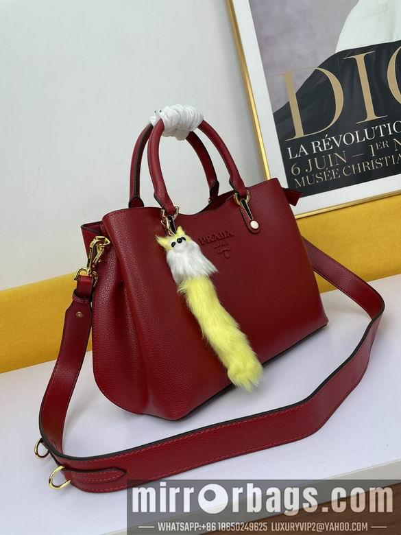 Replica Prada Bags WW5002红 30X22X13